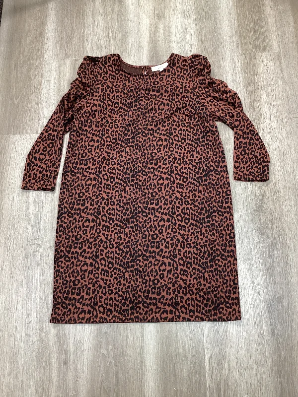 Dress Casual Midi By Loft In Leopard Print, Size: L Everyday Midi Skirt