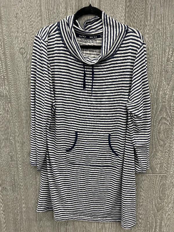 Dress Casual Midi By Nautica In Striped Pattern, Size: Xl Soft Wool Midi