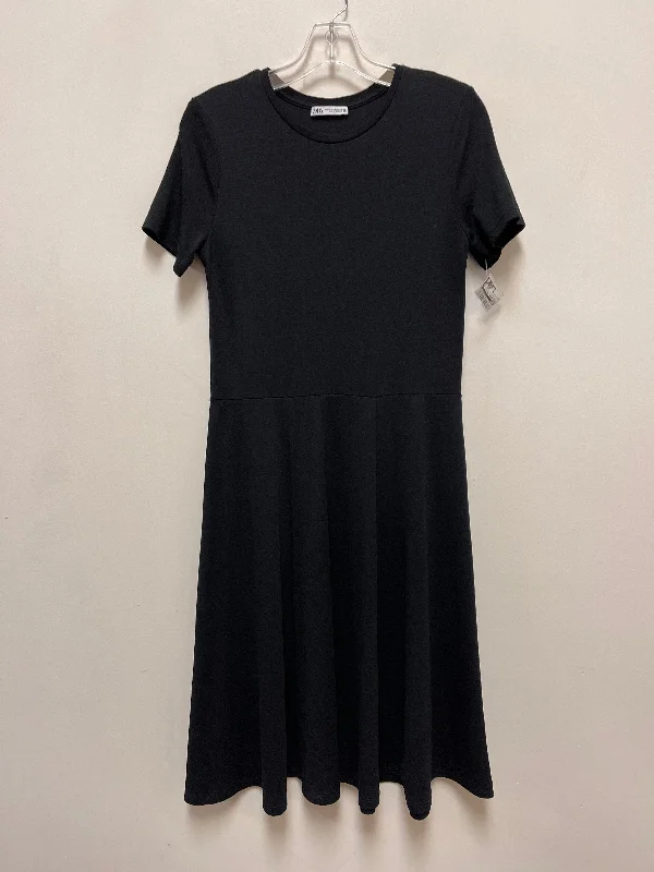 Dress Casual Midi By Zara In Black, Size: M Stylish Midi Skirt