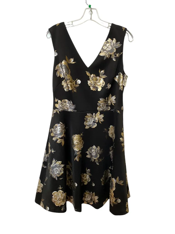 Dress Party Midi By White House Black Market In Floral Print, Size: 12 Plain Midi Skirt