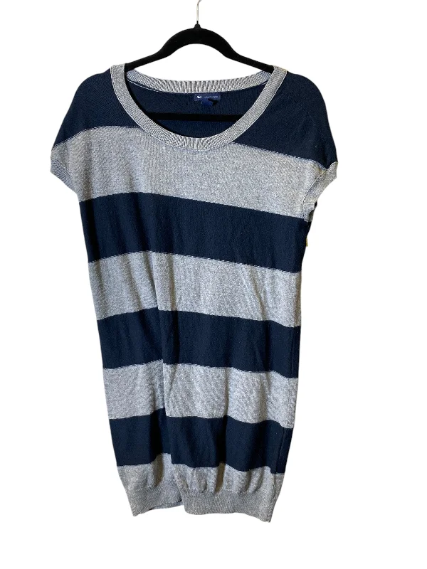 Dress Sweater By Gap In Blue & Grey, Size: S Chunky Sweater Dress