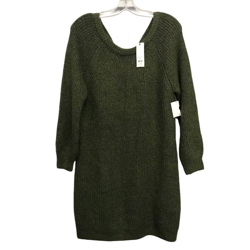 Dress Sweater By Harper In Green, Size:S Trendy Knit Sweater