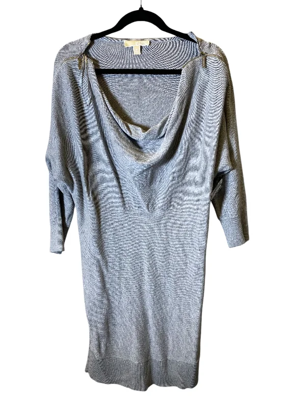 Dress Sweater By Michael By Michael Kors In Grey, Size: S Classic Knit Sweater