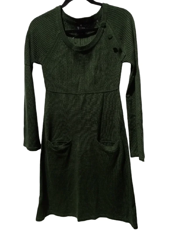 Dress Sweater By New Directions In Green, Size: S Long Knit Sweater Dress