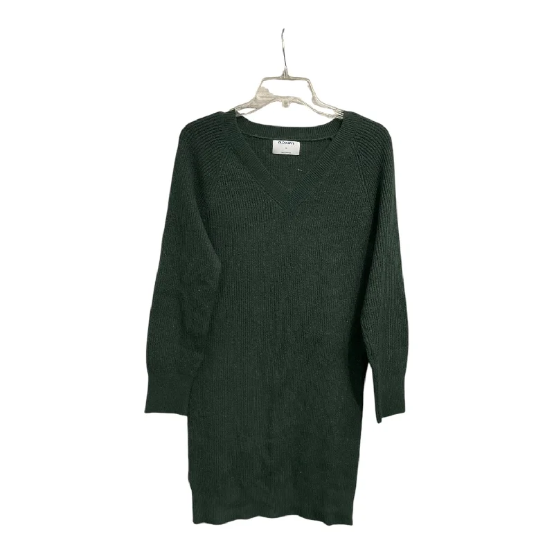 Dress Sweater By Old Navy In Green, Size: Xs Chunky Knit Sweater Dress