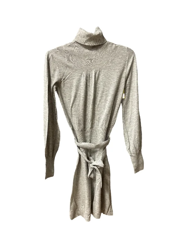 Dress Sweater By Reiss In Grey, Size: S Chic Knit Dress