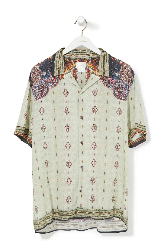 MENS SHORT SLEEVE SHIRT THE CARAVAN Layered Shirt Dress